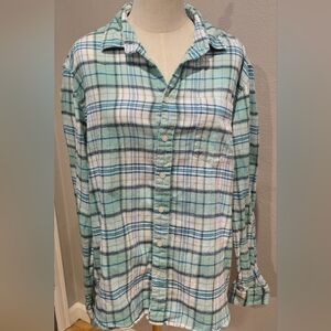 Men's Apt. 9 Blue Plaid Shirt
